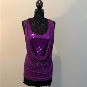 Arden B Sequins Blouse